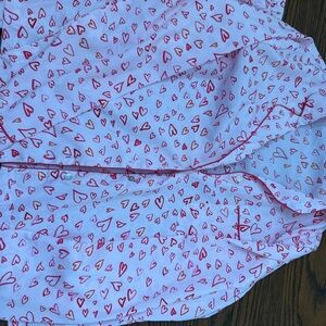 Heart Print Pajama Set